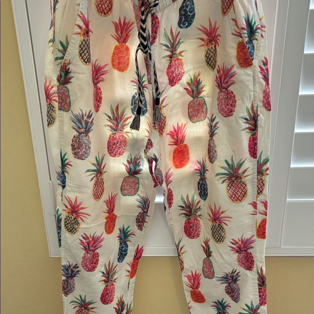 J. Crew Multicolor Floral Print Pants